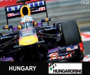 Puzzle Sebastian Vettel - Red Bull - Grand Prix της Ουγγαρίας το 2013, 3η ταξινομούνται